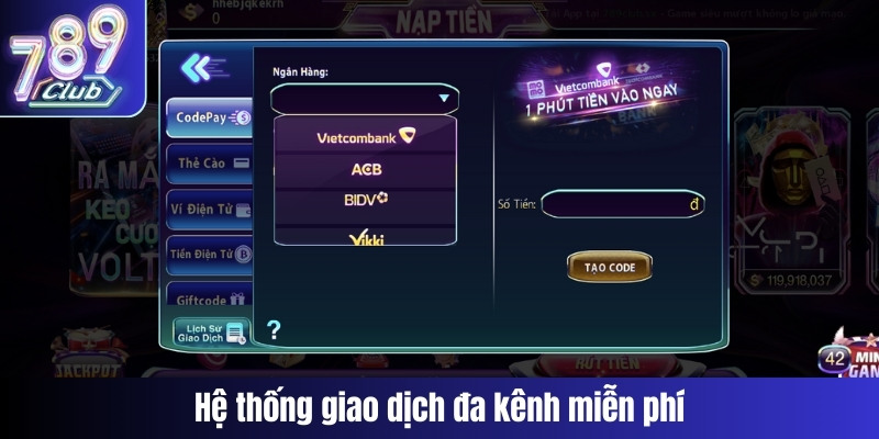 Hệ thống giao dịch đa kênh miễn phí